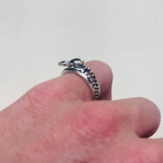 Silver Chain Link Ring