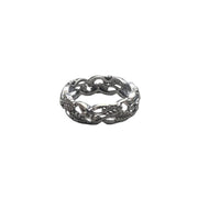 Silver Braided Ring