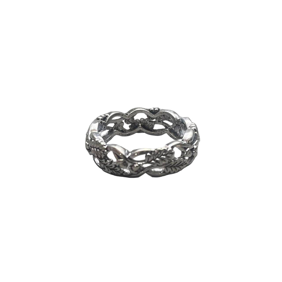 Silver Braided Ring