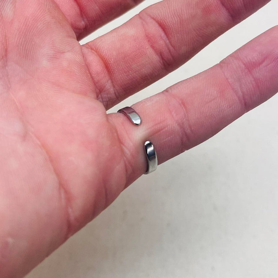 Silver Chain Link Ring