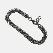 Silver Rope Link Bracelet