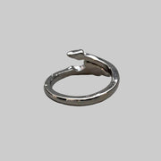 Silver Devil Tail Ring