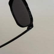 Black Aviator Sunglasses