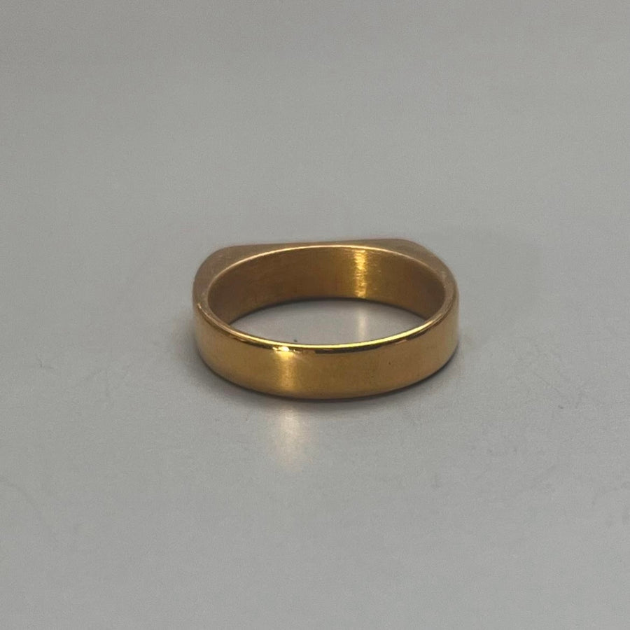 Minimalist Rectangular Bar Ring