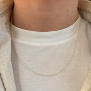 Thin Silver Necklace