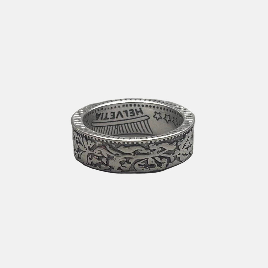 Ornate Silver Band Ring - Rynor