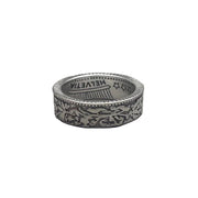 Ornate Silver Band Ring