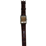 Brown Dial Leather Watch