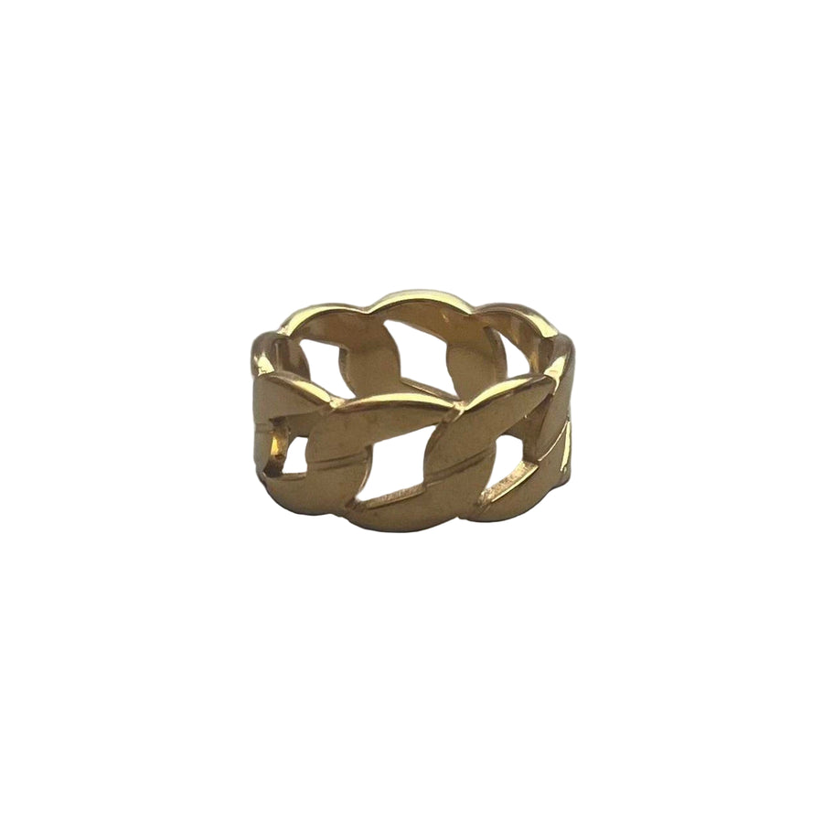 Gold Twist Band Ring