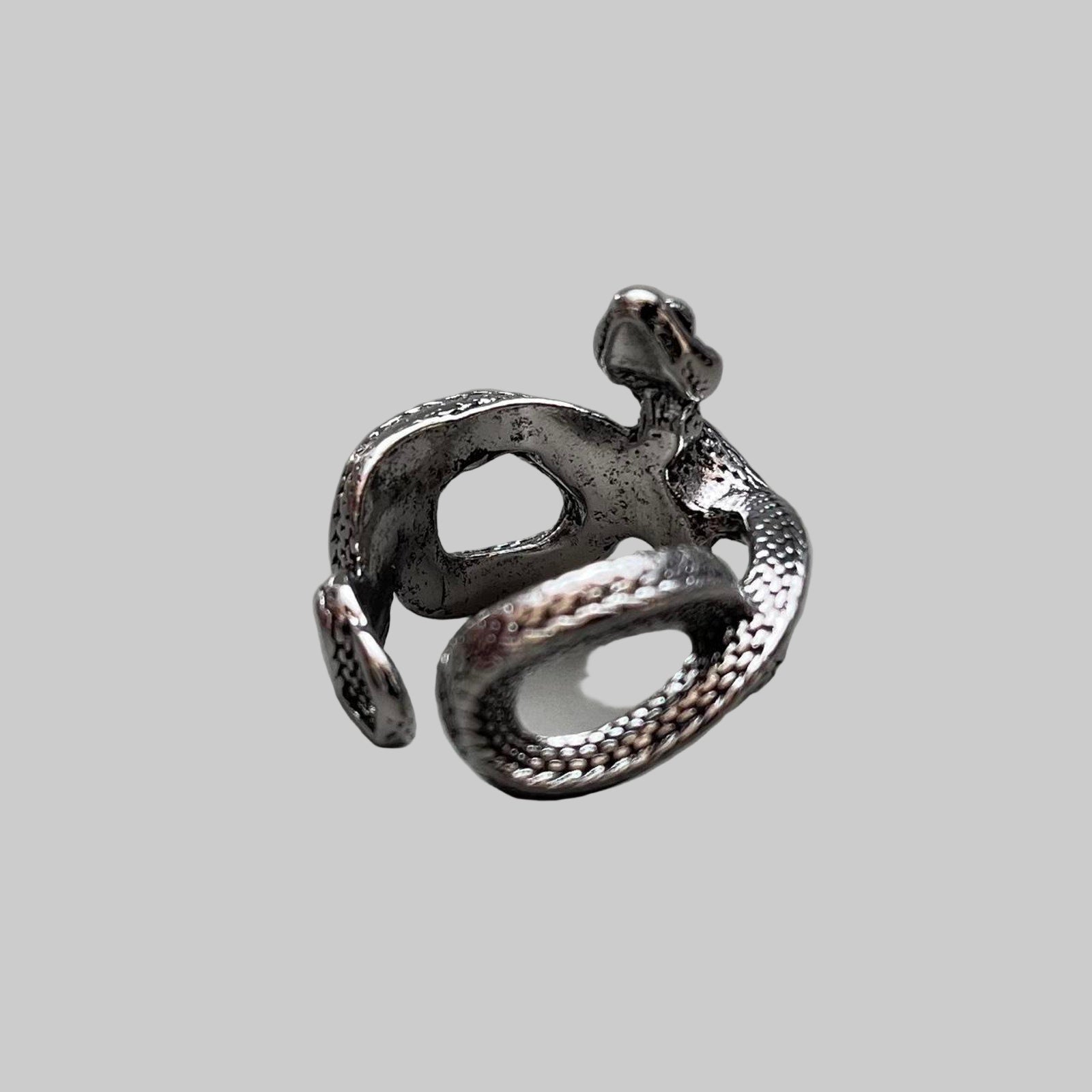 Silver Serpent Ring