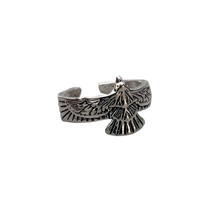 Silver Eagle Ring