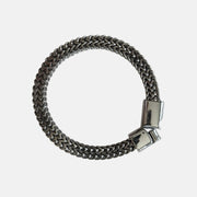 Silver Mesh Chain Magnetic Bracelet