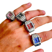 Square Dial Watch Ring