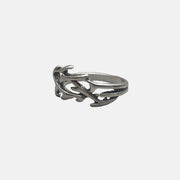 Silver Thorn Band Ring