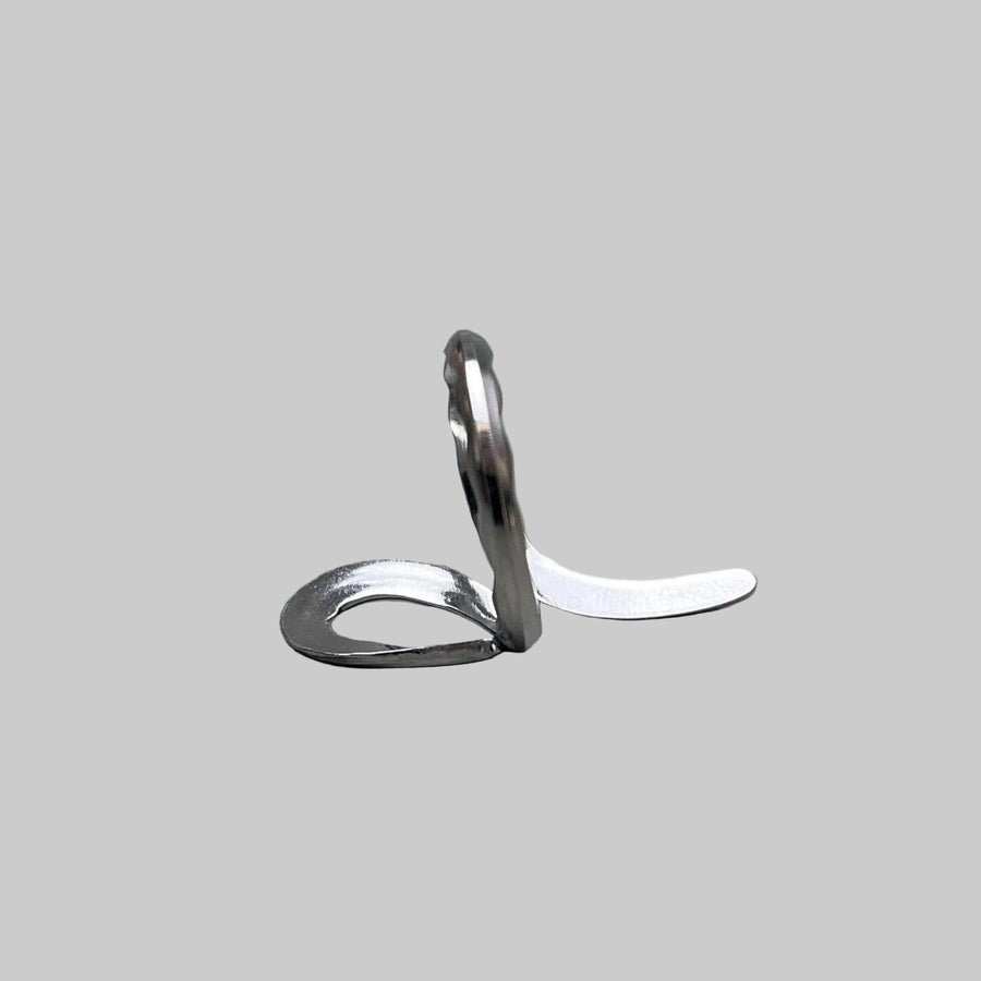 Silver Abstract Wrap Ring