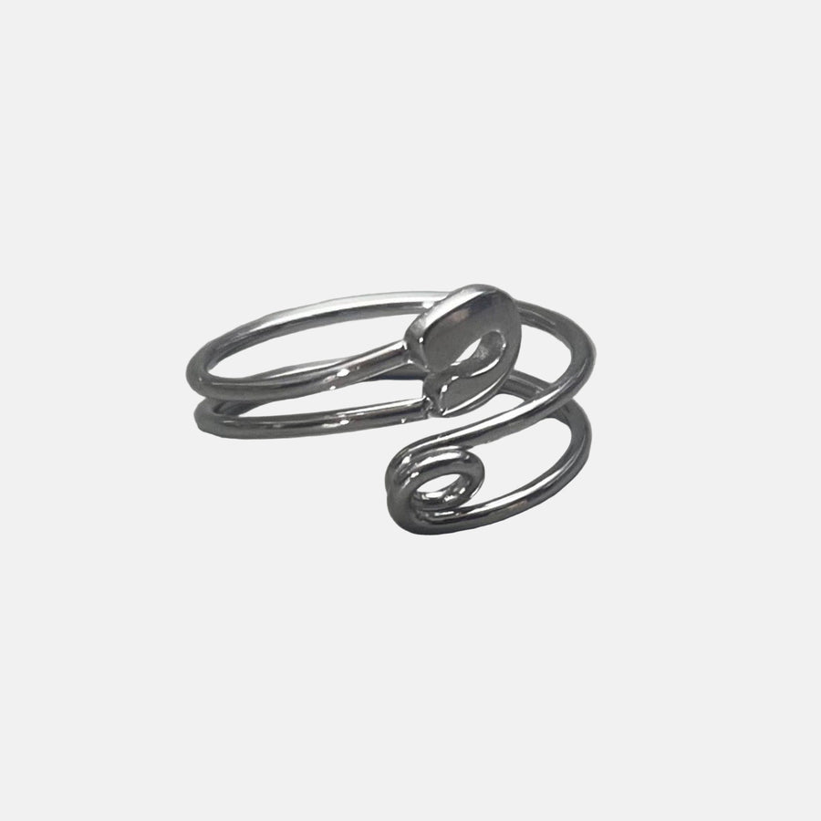 Silver Coil Wrap Ring
