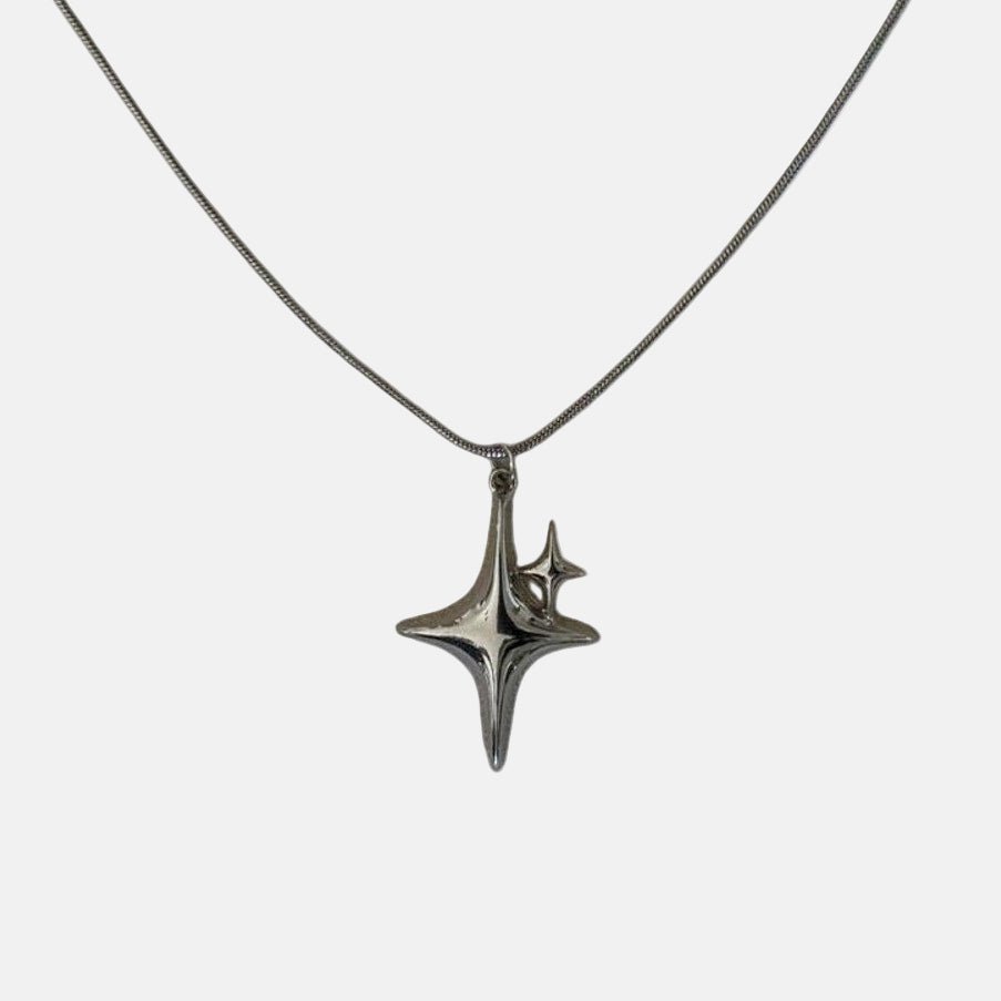 Silver Star Pendant Necklace - Rynor