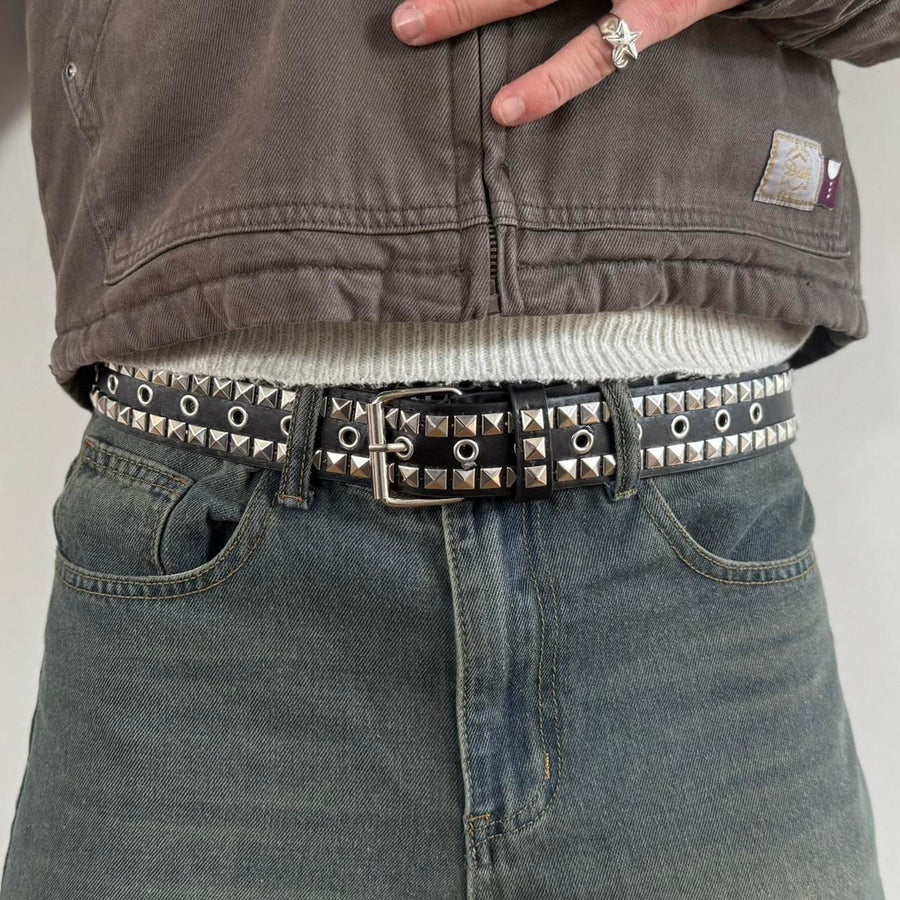 Double Row Studded Belt