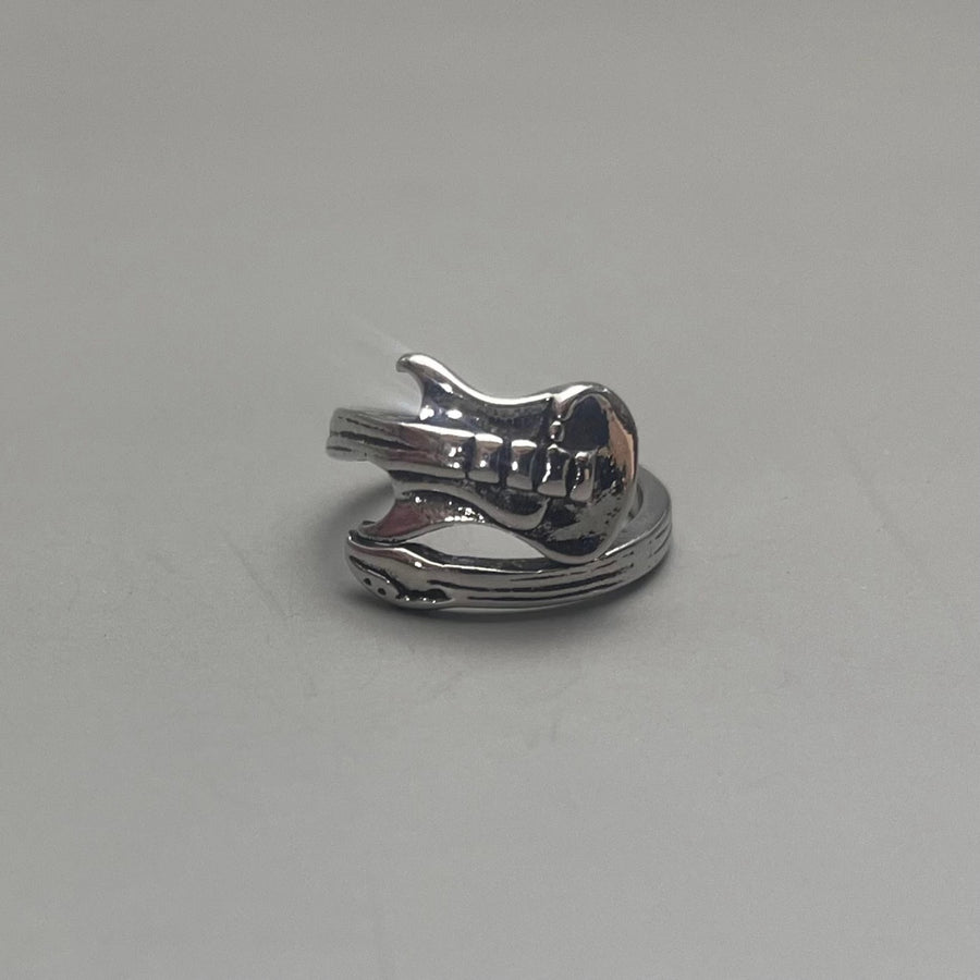 Silver Wrap Guitar Ring