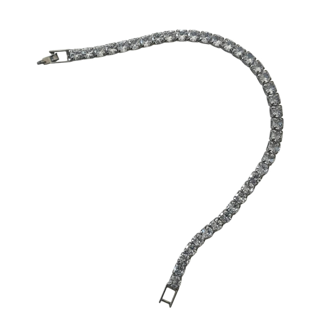 Silver CZ Crystal Bracelet - Rynor