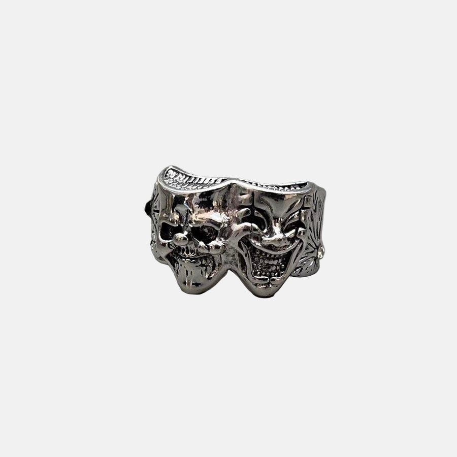 Silver Mask Ring