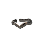 Silver Wave Ring