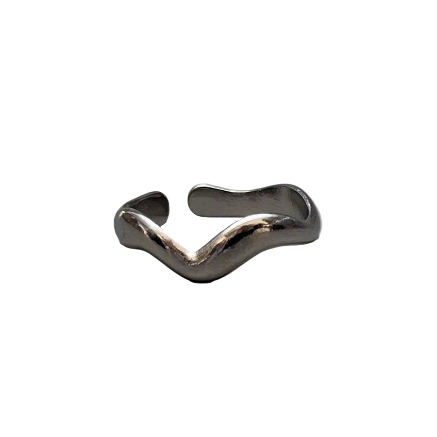 Silver Wave Ring