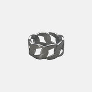 Silver Cuban Link Ring