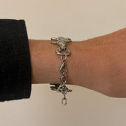 Silver Centipede Bracelet