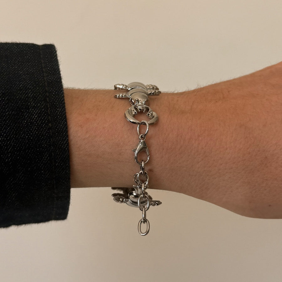 Silver Centipede Bracelet