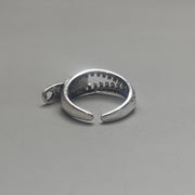 Silver Chain Link Ring