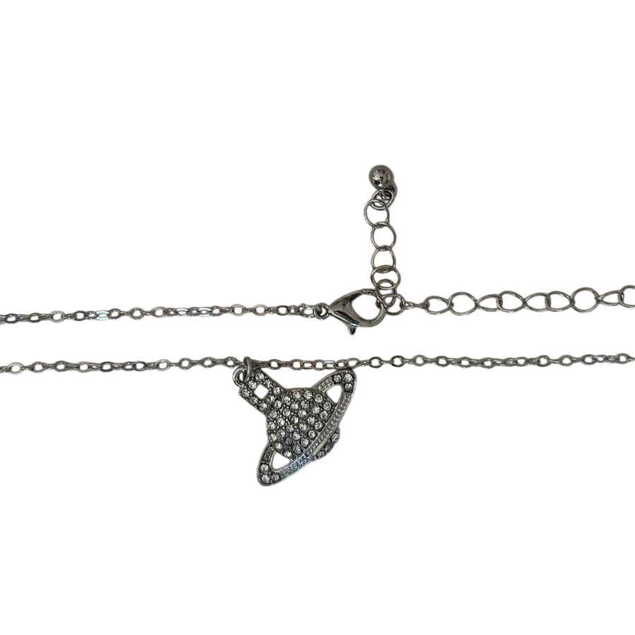 Silver Orb Pendant Necklace