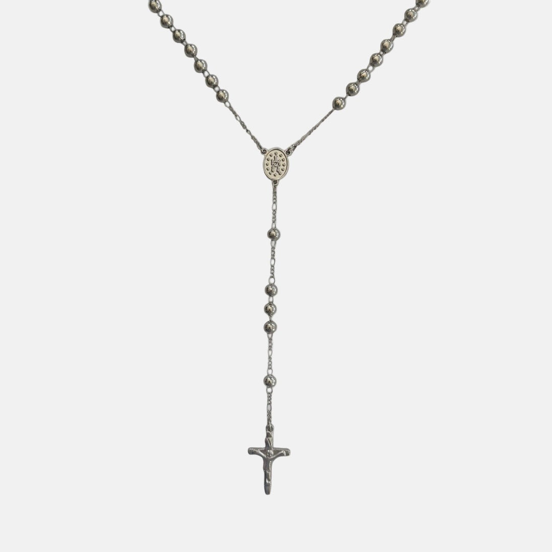 Rosary Cross Pendant Necklace - Rynor