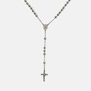 Rosary Cross Pendant Necklace