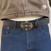 Ornate Cross Buckle Belt