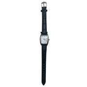 Silver Leather Watch