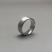 Silver Chrome Band Ring
