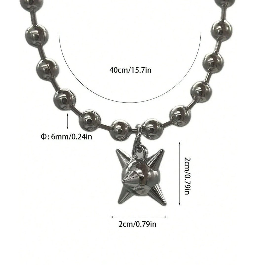 Star Pendant Ball Chain Necklace - Rynor