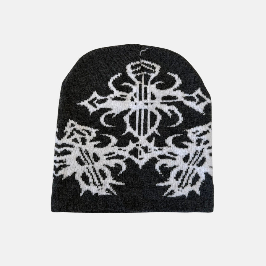 Tribal Gothic Cross Beanie