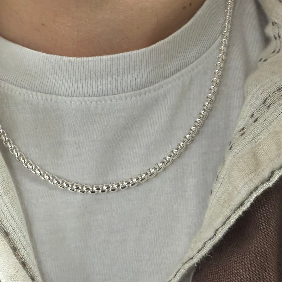 Silver Cupled Chain