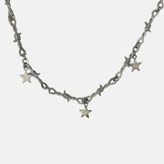 Star Charm Barbed Necklace