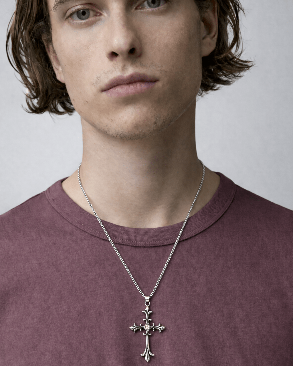 Midnight Cross Necklace - Rynor