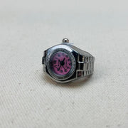 Round Dial Watch Ring
