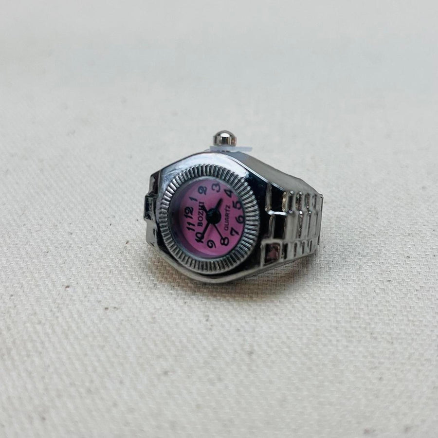 Round Dial Watch Ring