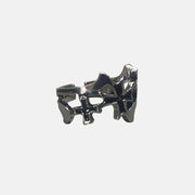 Silver Star Cross Ring