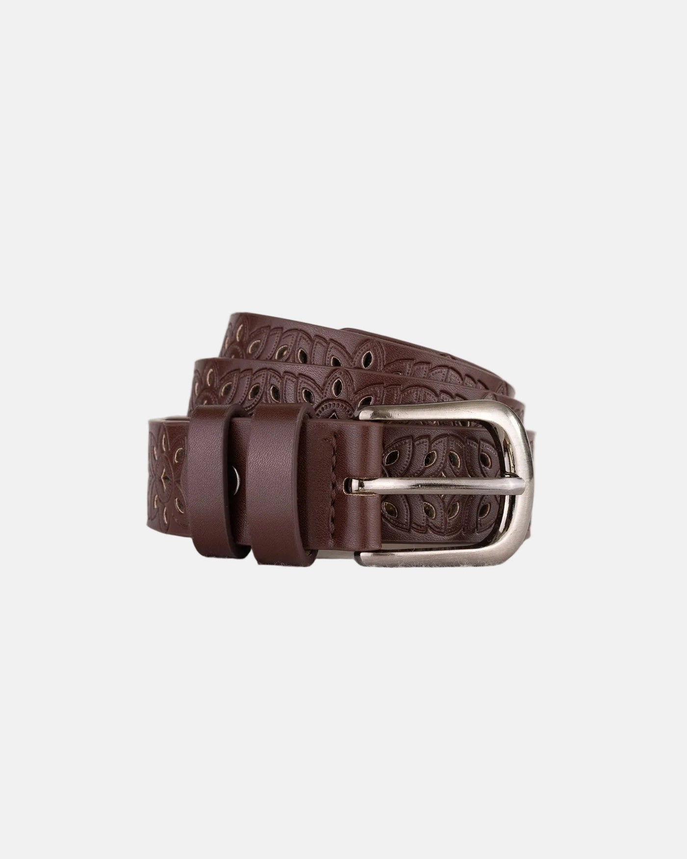Brown Tooled Belt - Rynor
