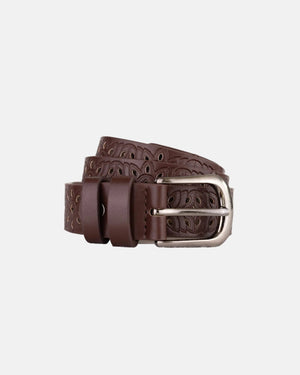 Carved Floral Belt