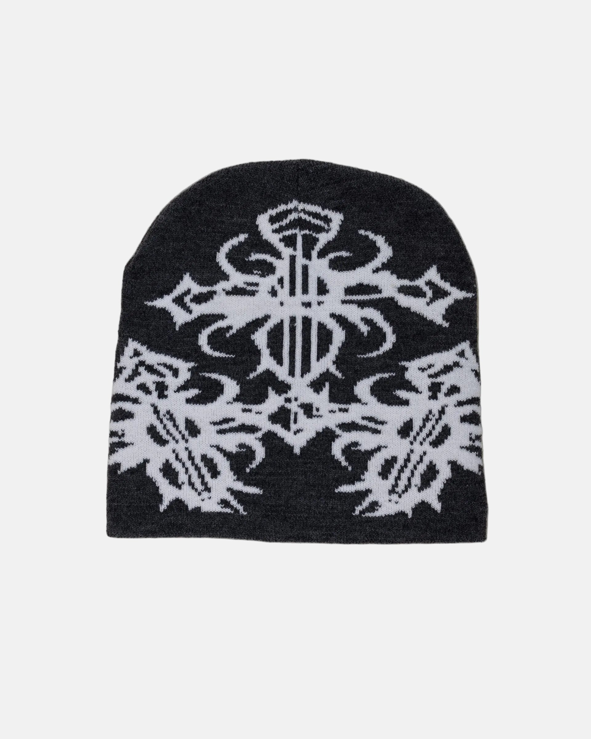 Tribal Gothic Cross Beanie - Rynor