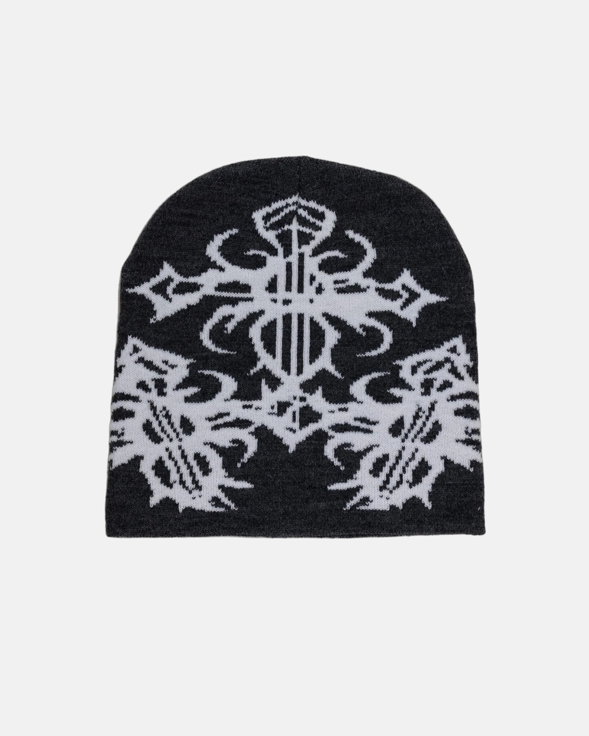 Tribal Gothic Cross Beanie - Rynor