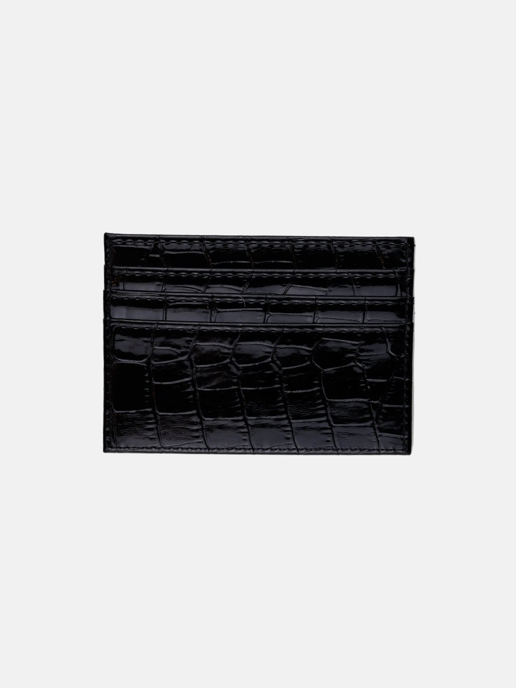 Black Croc Cardholder Wallet - Rynor